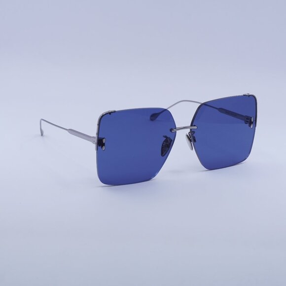 Isabel Marant IM0081/S 06LB KU Sunglasses Ruthenium Square Frame, Blue Lenses - Picture 1 of 9